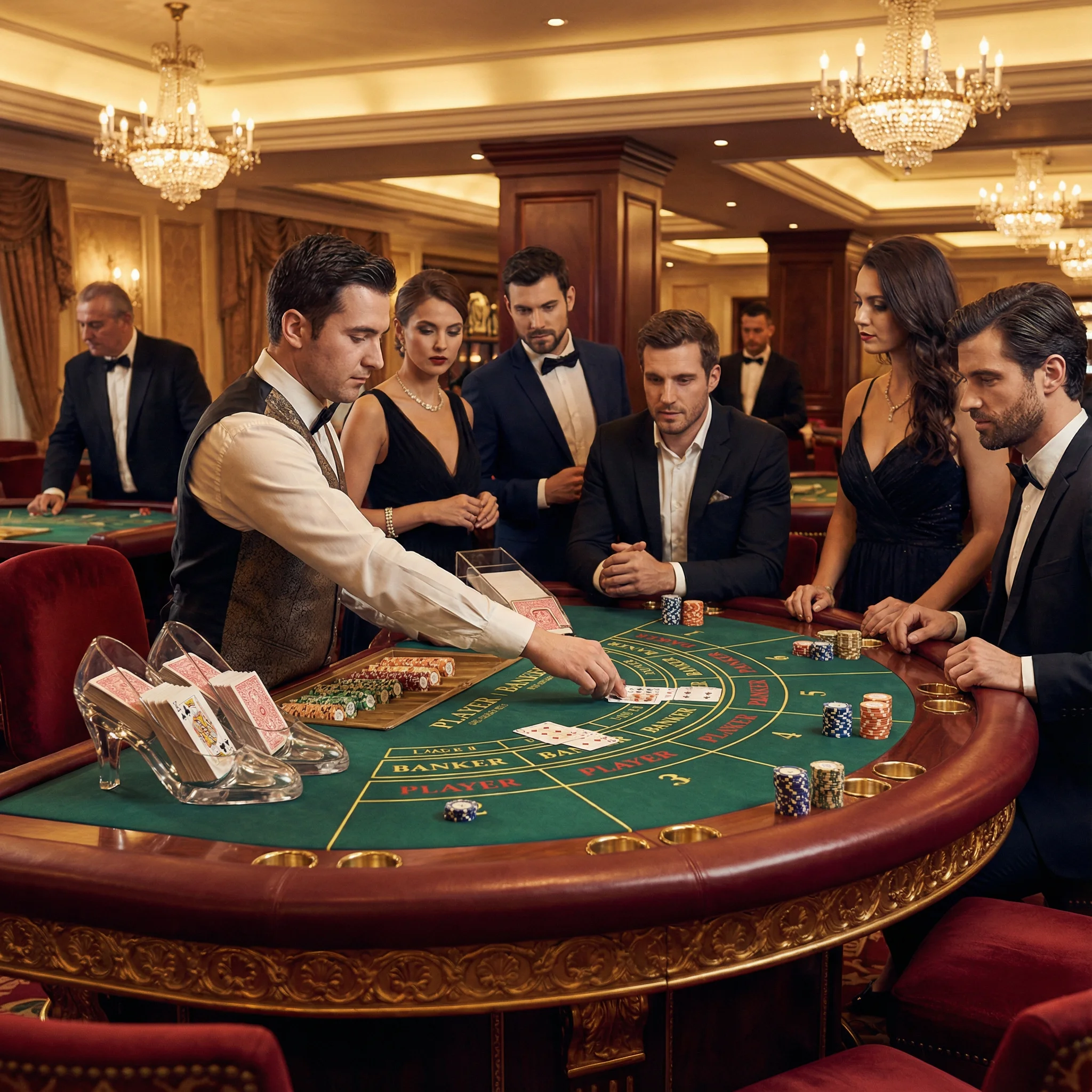 Bacará Online no 879bet - Jogo de cartas elegante